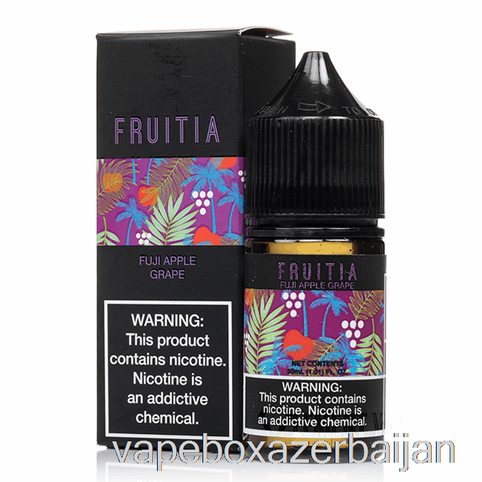 E-Juice Vape Fuji Apple Grape - Fruitia Salts - 30mL 50mg